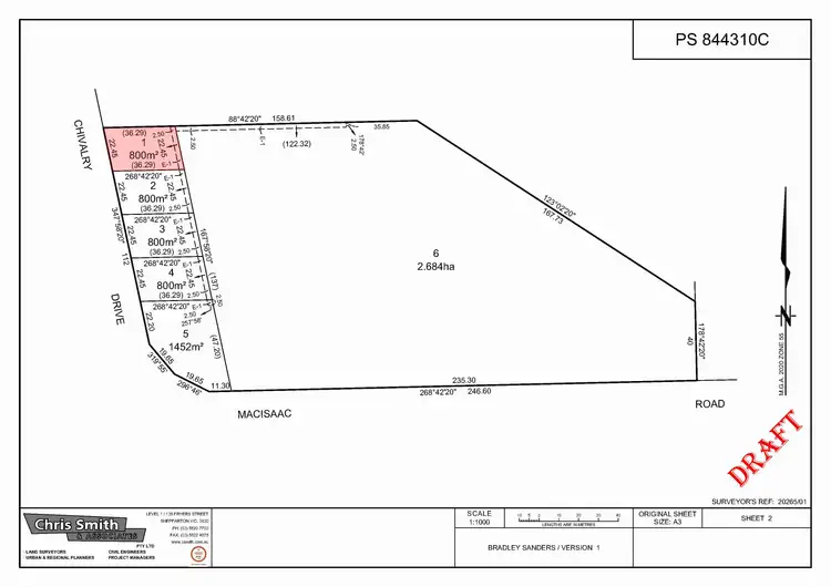 Floorplan of Homely land listing, Lot 1, LOT 1, 100 MacIsaac Road, Mooroopna VIC 3629