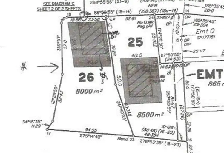 Floorplan of Homely land listing, Lot 25 McIntosh Road, East Feluga QLD 4854