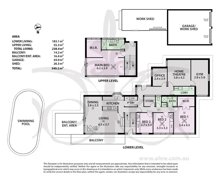 Floorplan of Homely house listing, 2 Merton Rd, Blackwood SA 5051