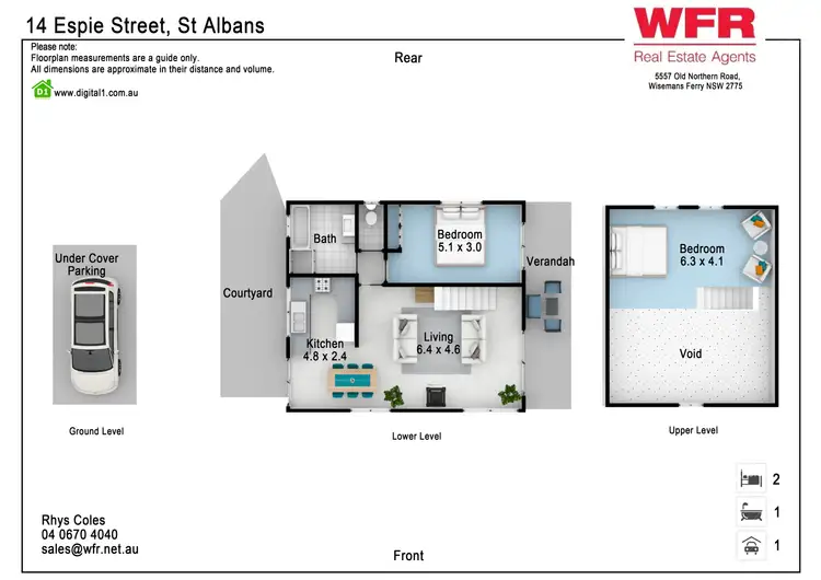 Floorplan of Homely house listing, 14 Espie St, St Albans NSW 2775