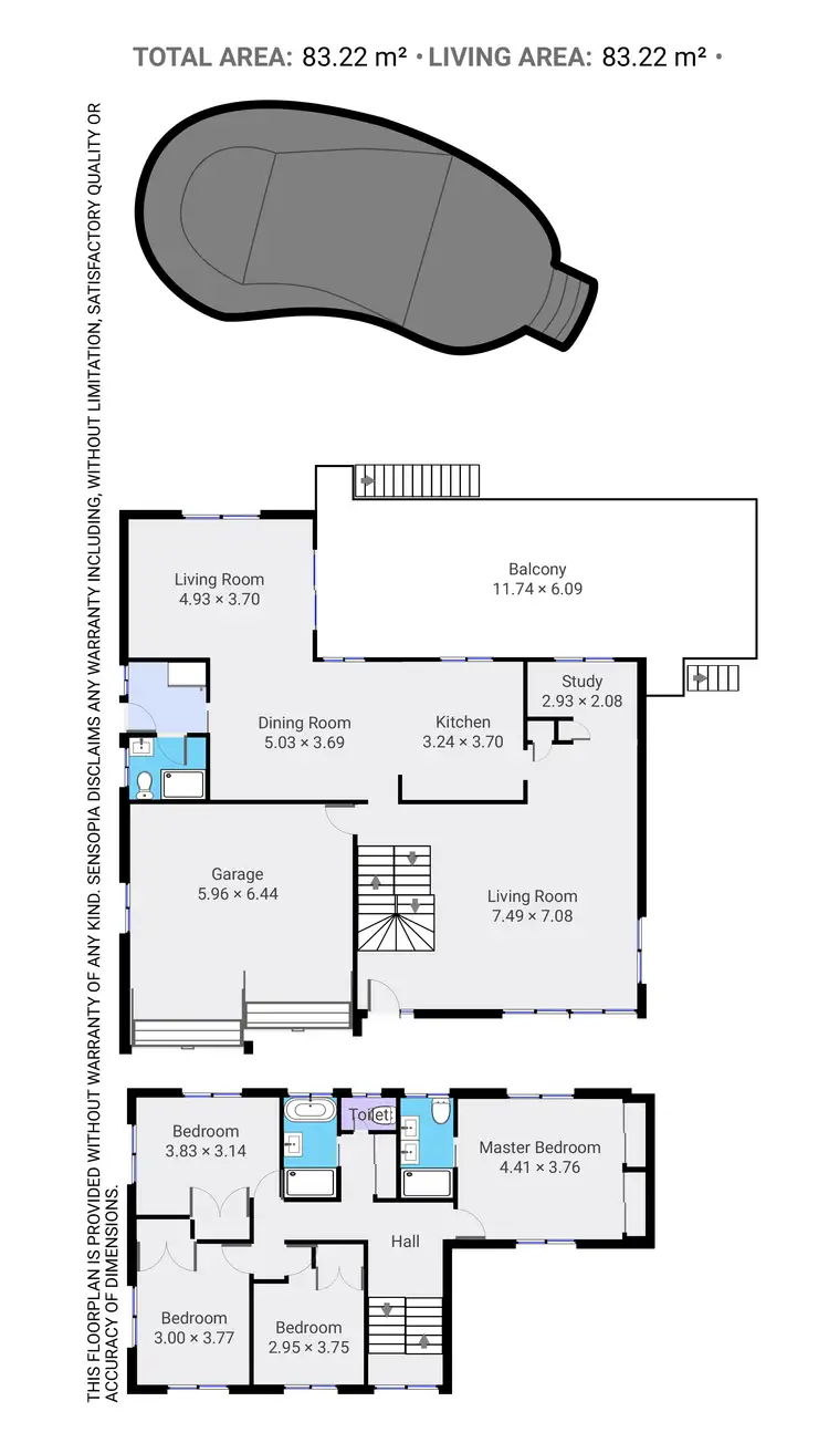 Floorplan of Homely house listing, 8 Everard St, Westlake QLD 4074