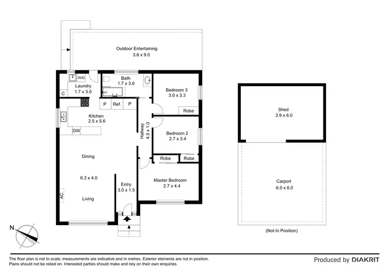 Floorplan of Homely house listing, 68 Thompson Street, Avondale Heights VIC 3034