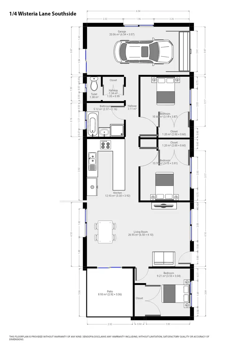 Floorplan of Homely house listing, Unit 1/4 Wisteria Lane, Southside QLD 4570