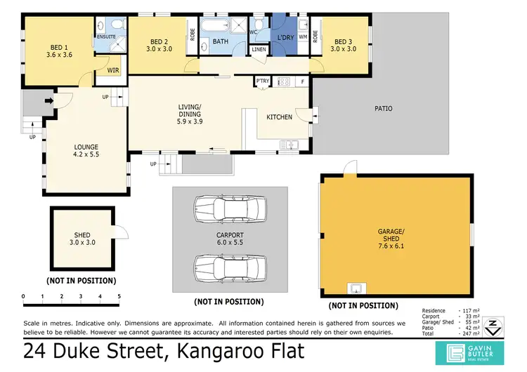 Floorplan of Homely house listing, 24 Duke St, Kangaroo Flat VIC 3555