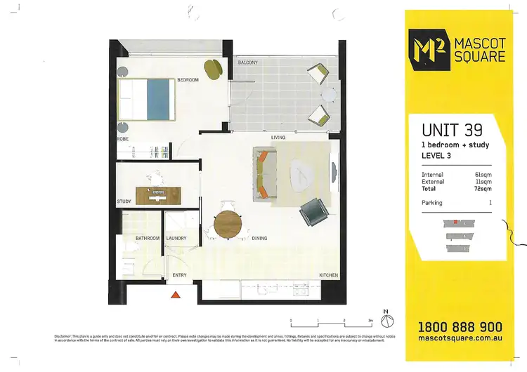 Floorplan of Homely unit listing, 39/629 Gardeners Rd, Mascot NSW 2020