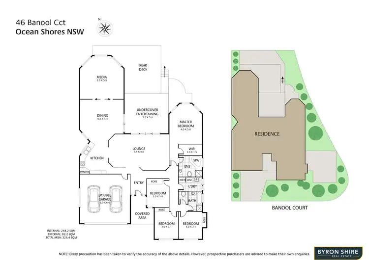 Floorplan of Homely house listing, 46 Banool Circuit, Ocean Shores NSW 2483