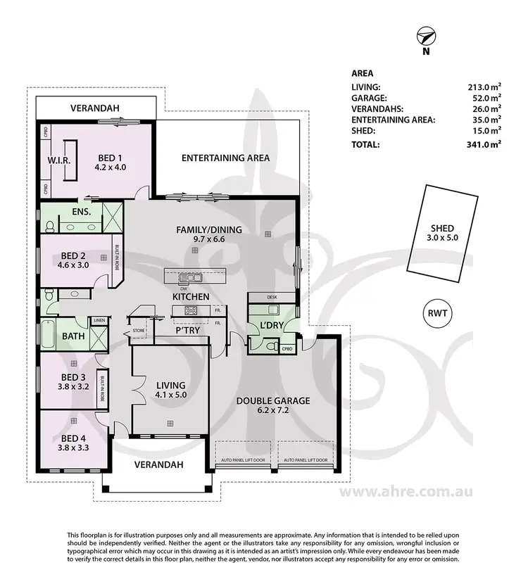Floorplan of Homely house listing, 10 Hallmark Ct, Mount Barker SA 5251