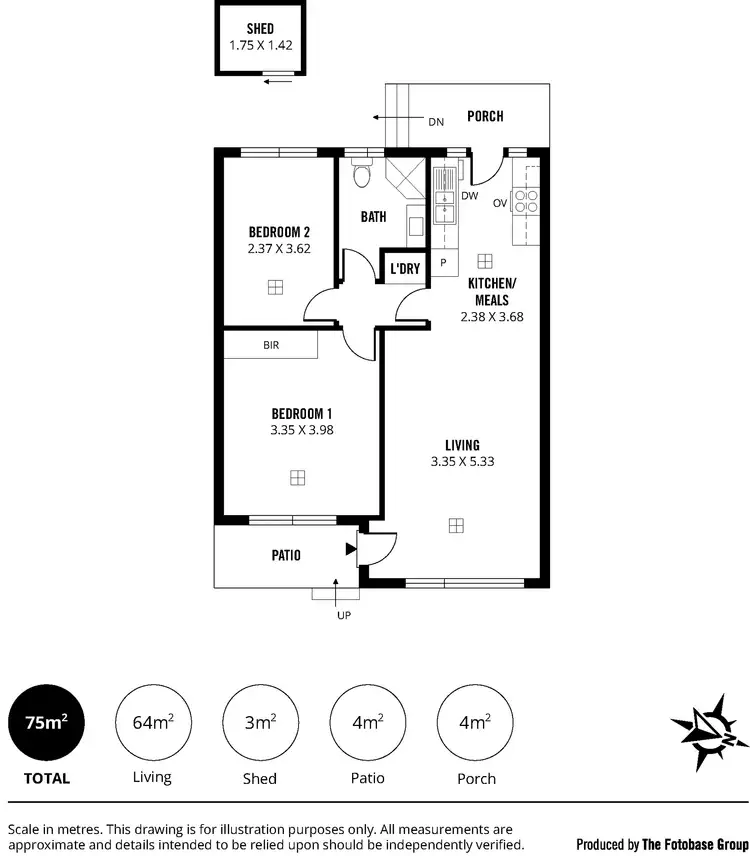Floorplan of Homely unit listing, 21 Galway Gr, Tranmere SA 5073