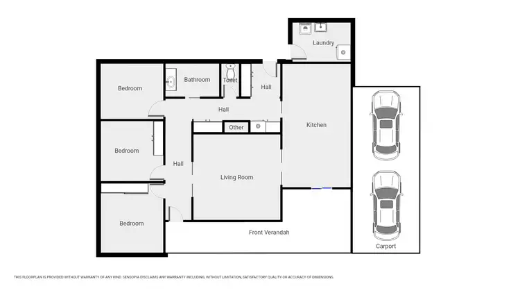 Floorplan of Homely house listing, 62 Wakeham St, Stawell VIC 3380