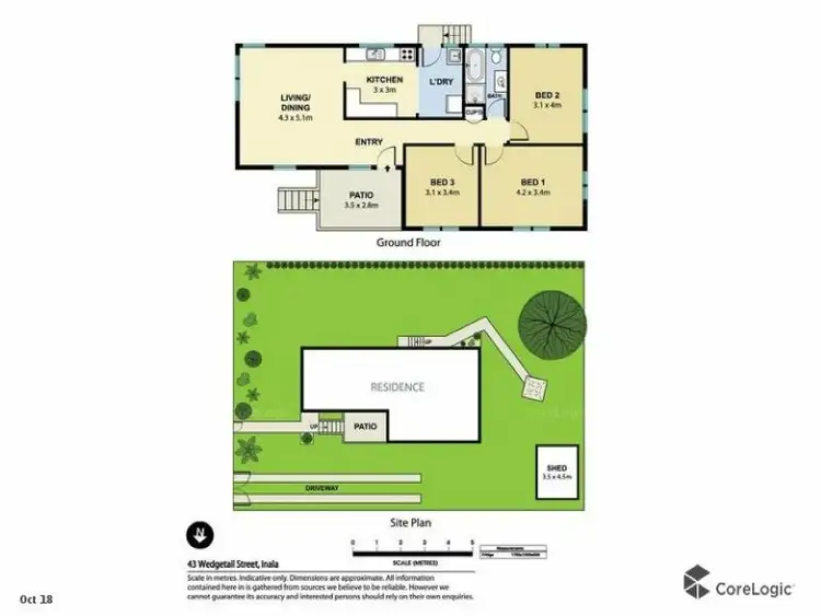 Floorplan of Homely house listing, 43 Wedgetail Street, Inala QLD 4077