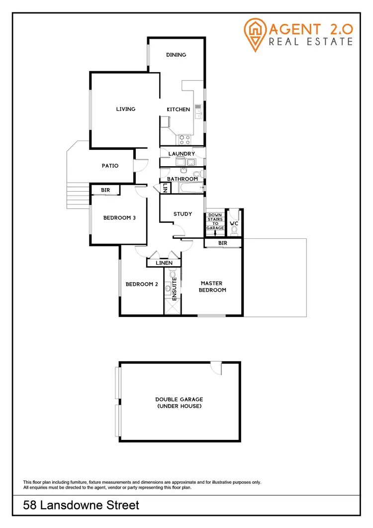 Floorplan of Homely house listing, 58 Lansdowne St, Goulburn NSW 2580
