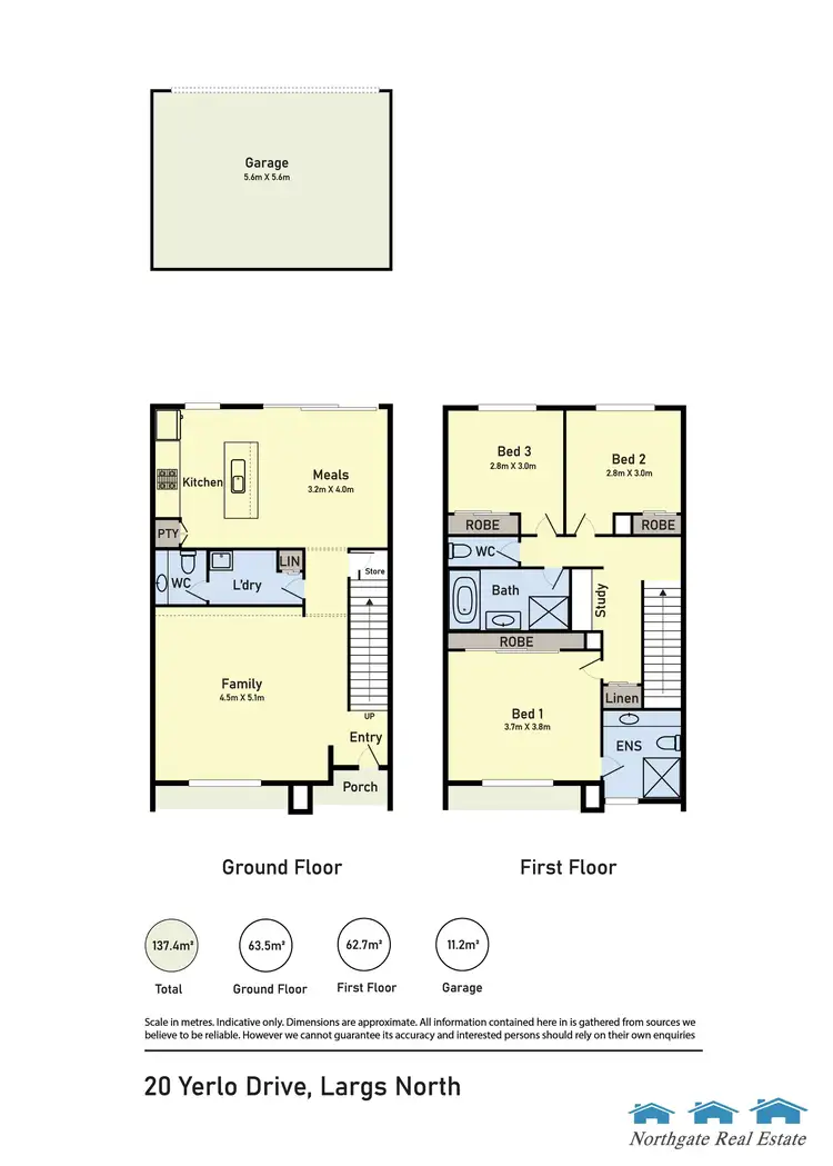 Floorplan of Homely townhouse listing, 20 Yerlo Drive, Largs North SA 5016