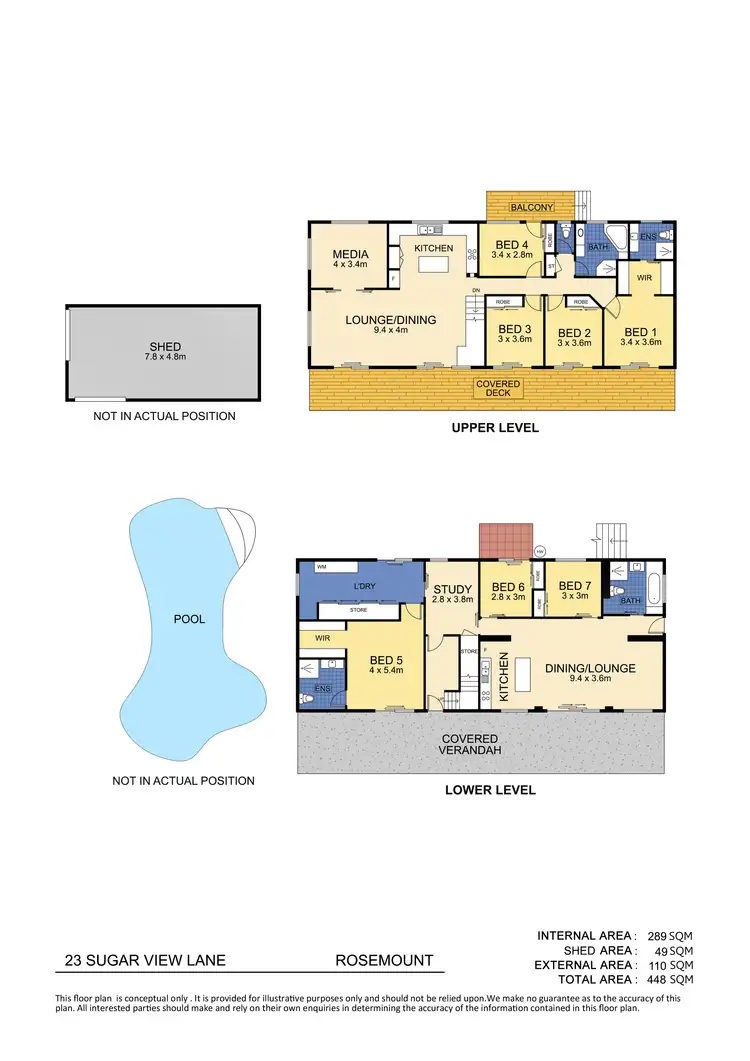 Floorplan of Homely house listing, 23 Sugar View Lane, Rosemount QLD 4560