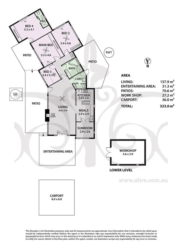 Floorplan of Homely house listing, 19A Glengyle Ave, Blackwood SA 5051