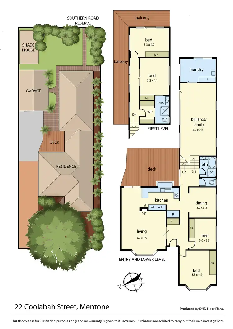 Floorplan of Homely house listing, 22 Coolabah St, Mentone VIC 3194