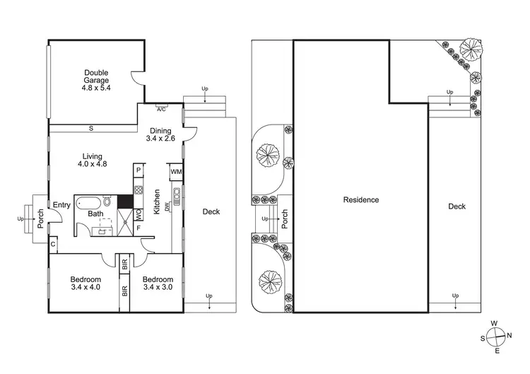 Floorplan of Homely townhouse listing, Unit 3/76 Whyte St, Brighton VIC 3186