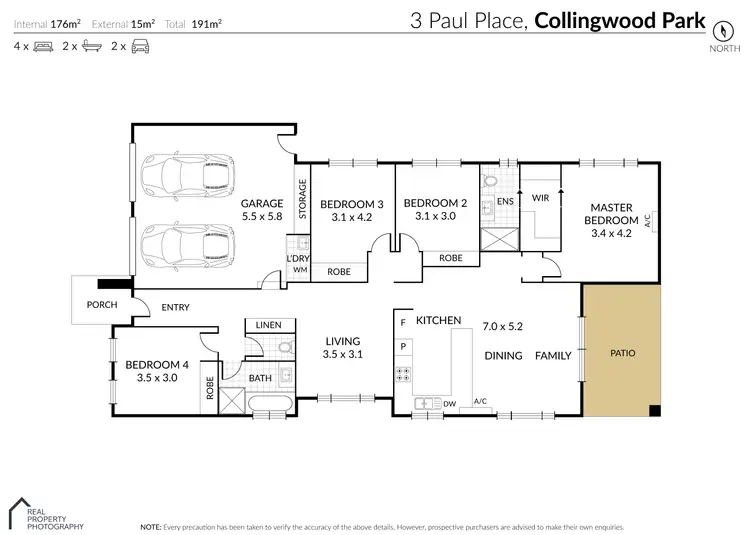 Floorplan of Homely house listing, 3 Paul Pl, Collingwood Park QLD 4301
