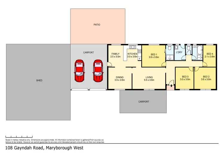 Floorplan of Homely house listing, 108 Gayndah Rd, Maryborough West QLD 4650