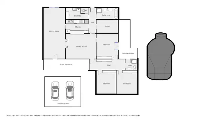 Floorplan of Homely house listing, 3 Mareli St, Stawell VIC 3380