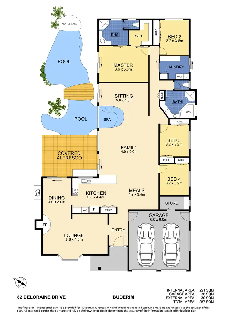 Floorplan of Homely house listing, 82 Deloraine Drive, Buderim QLD 4556