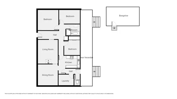 Floorplan of Homely house listing, 59 Manns Access Rd, Fyans Creek Via, Halls Gap VIC 3381