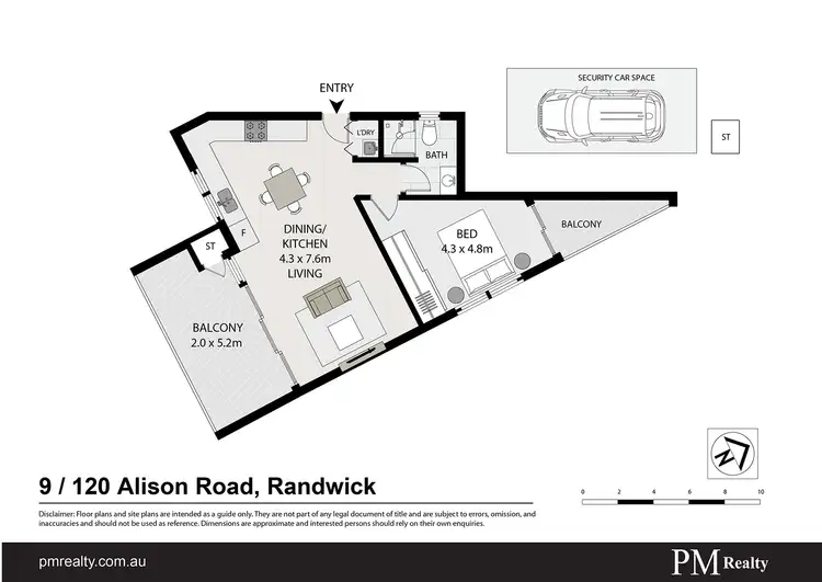 Floorplan of Homely apartment listing, 9/120 Alison Rd, Randwick NSW 2031