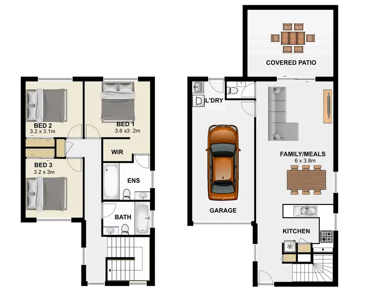 Floorplan of Homely townhouse listing, Unit 7/62 Sophie Pl, Doolandella QLD 4077