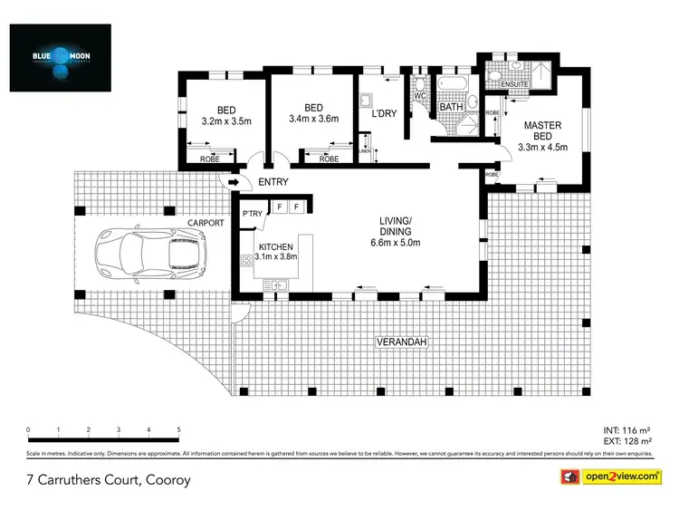 Floorplan of Homely house listing, 7 Carruthers Ct, Cooroy QLD 4563