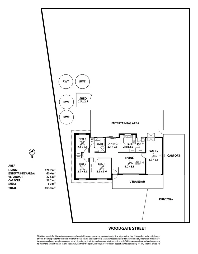Floorplan of Homely house listing, 4 Woodgate St, Echunga SA 5153