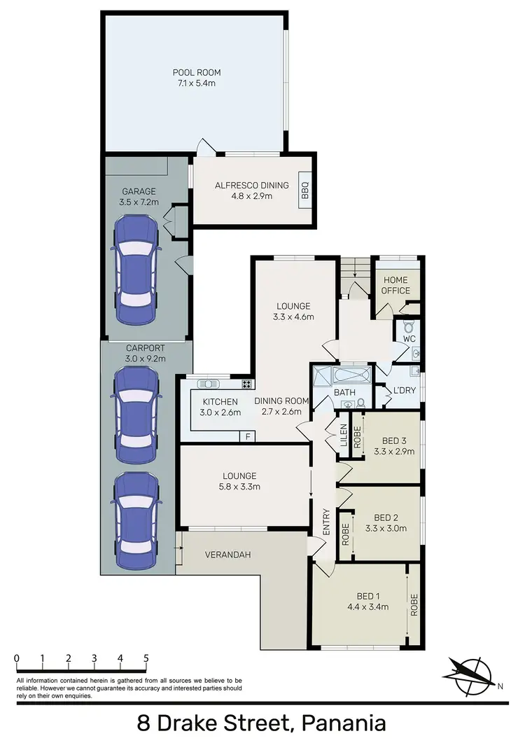 Floorplan of Homely house listing, 8 Drake St, Panania NSW 2213