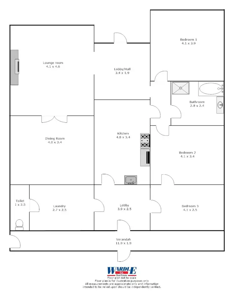 Floorplan of Homely house listing, 336 Anzac Road, Port Pirie SA 5540