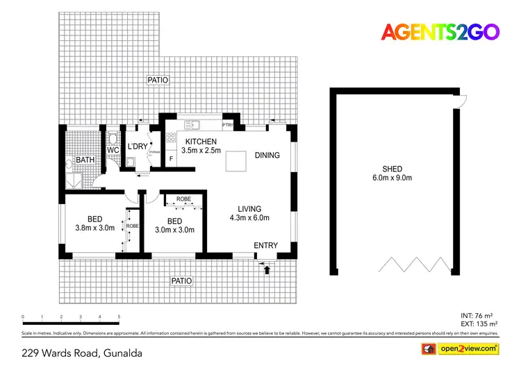 Floorplan of Homely house listing, 229 Wards Rd, Glenwood QLD 4570