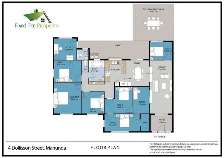 Floorplan of Homely house listing, 4 Dollisson St, Manunda QLD 4870