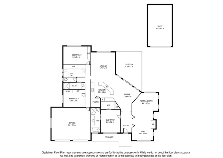 Floorplan of Homely house listing, 48 Gordon St, Penola SA 5277