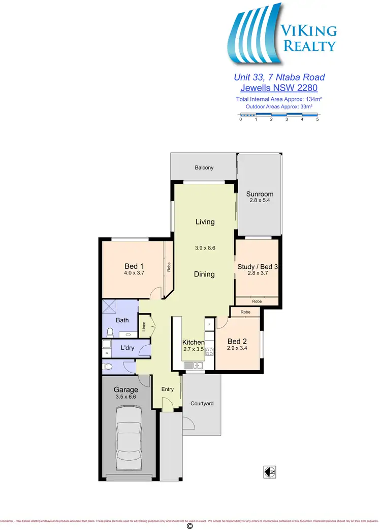 Floorplan of Homely villa listing, Villa 33/7 Ntaba Rd, Jewells NSW 2280