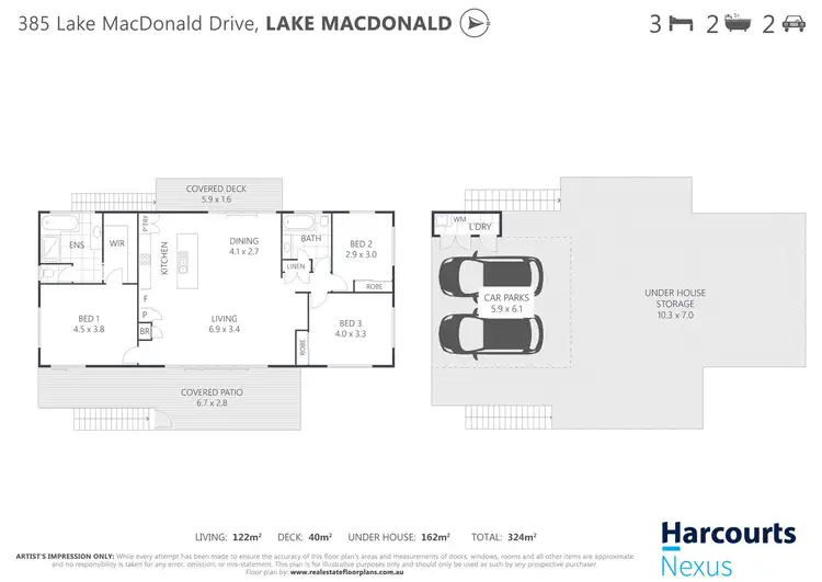 Floorplan of Homely house listing, 385 Lake Macdonald Drive, Lake Macdonald QLD 4563