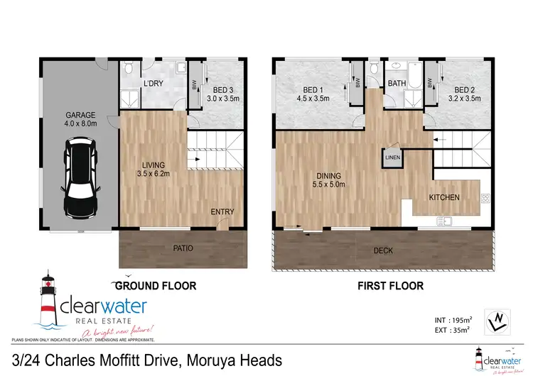 Floorplan of Homely townhouse listing, Unit 3/24 Charles Moffitt Dr, Moruya Heads NSW 2537