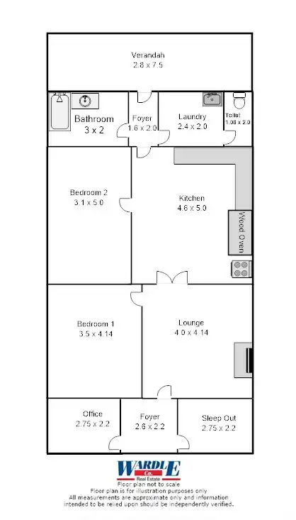 Floorplan of Homely house listing, 28 Edwin St, Booleroo Centre SA 5482