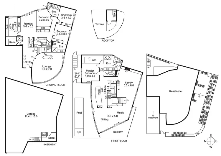 Floorplan of Homely house listing, 417 Beach Rd, Beaumaris VIC 3193