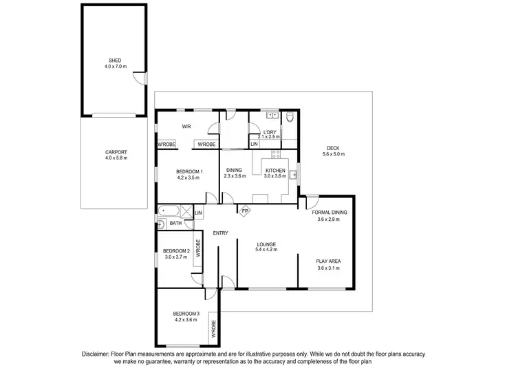 Floorplan of Homely house listing, 4 South East Tce, Kalangadoo SA 5278