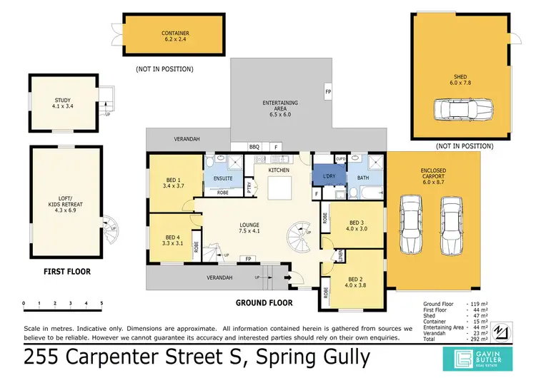 Floorplan of Homely house listing, 255 Carpenter St South, Spring Gully VIC 3550