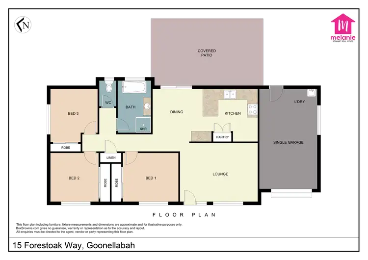 Floorplan of Homely house listing, 15 Forestoak Way, Goonellabah NSW 2480