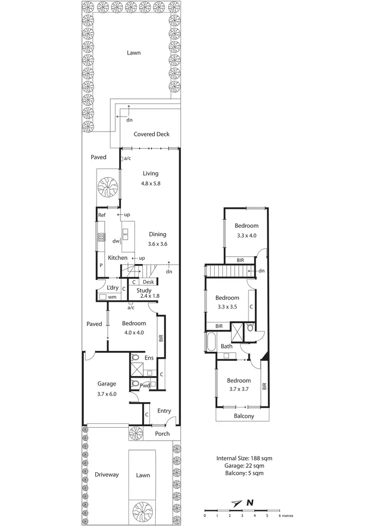 Floorplan of Homely townhouse listing, 21A Dromana Avenue, Bentleigh East VIC 3165