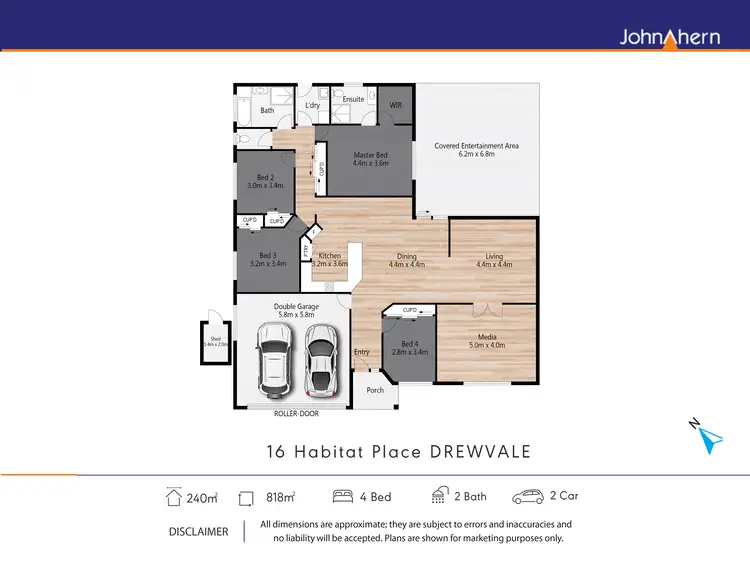 Floorplan of Homely house listing, 16 Habitat Pl, Drewvale QLD 4116