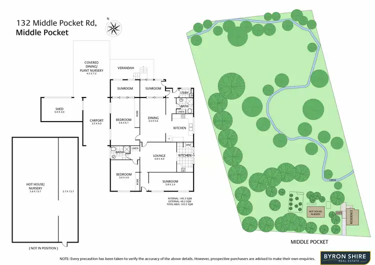 Floorplan of Homely rural property listing, 132 Middle Pocket Rd, Middle Pocket NSW 2483