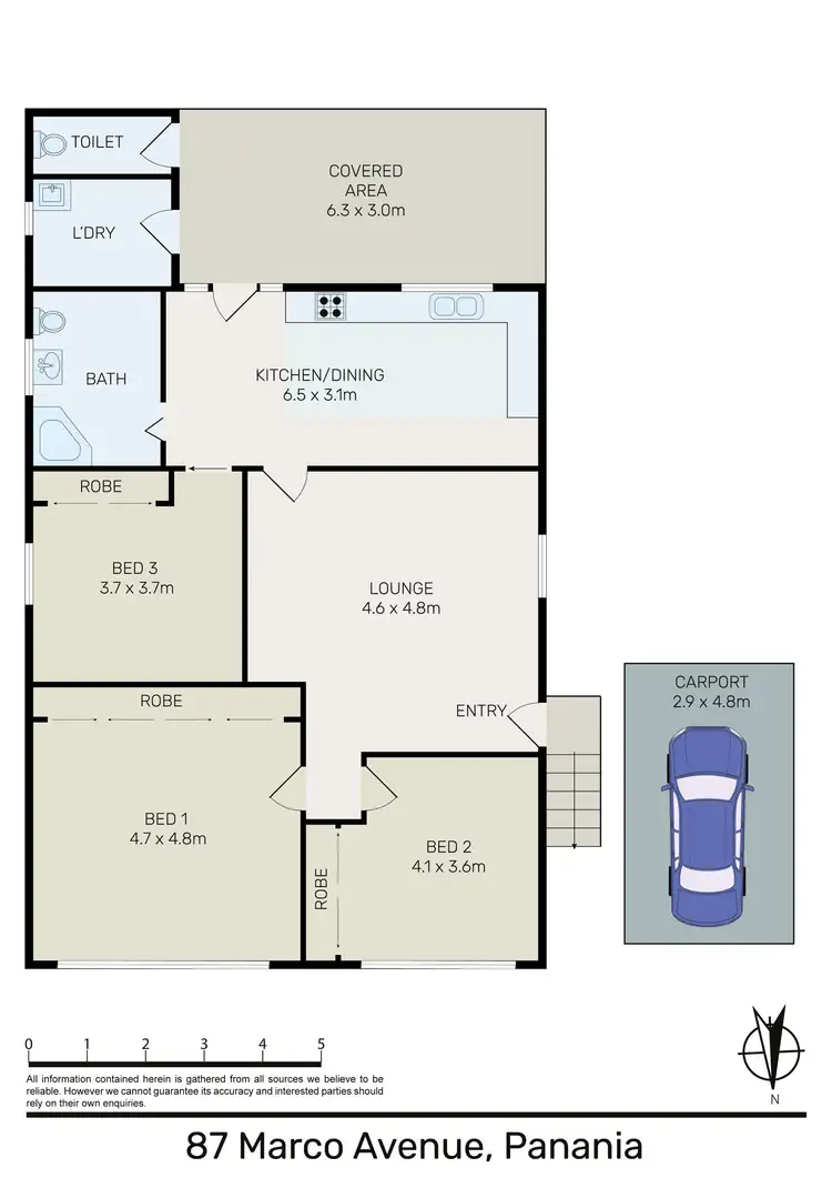 Floorplan of Homely house listing, 87 Marco Ave, Panania NSW 2213