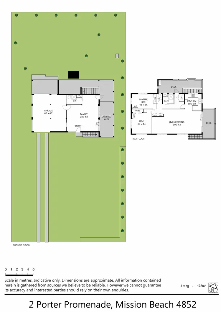 Floorplan of Homely house listing, 2 Porter Prom, Mission Beach QLD 4852