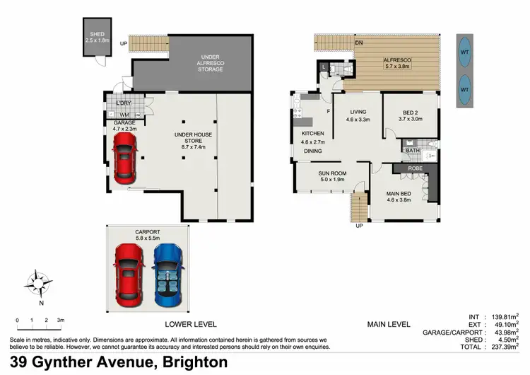 Floorplan of Homely house listing, 39 Gynther Ave, Brighton QLD 4017