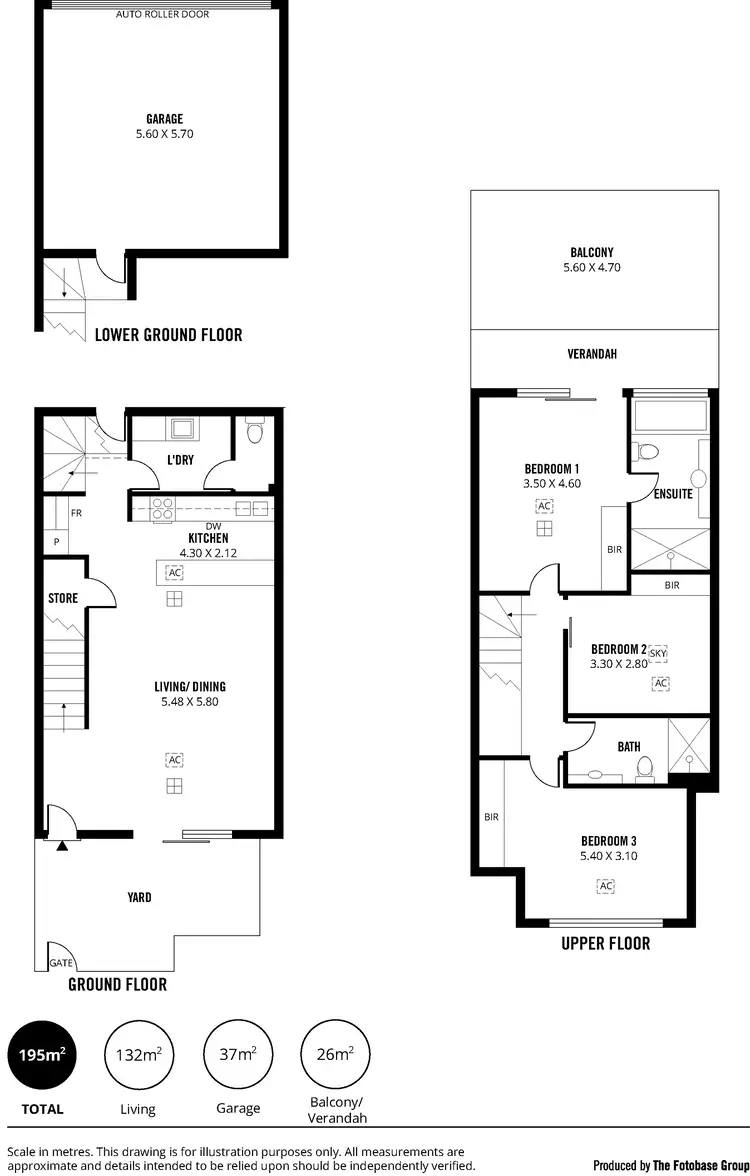 Floorplan of Homely townhouse listing, 6/15 King William St, Kent Town SA 5067