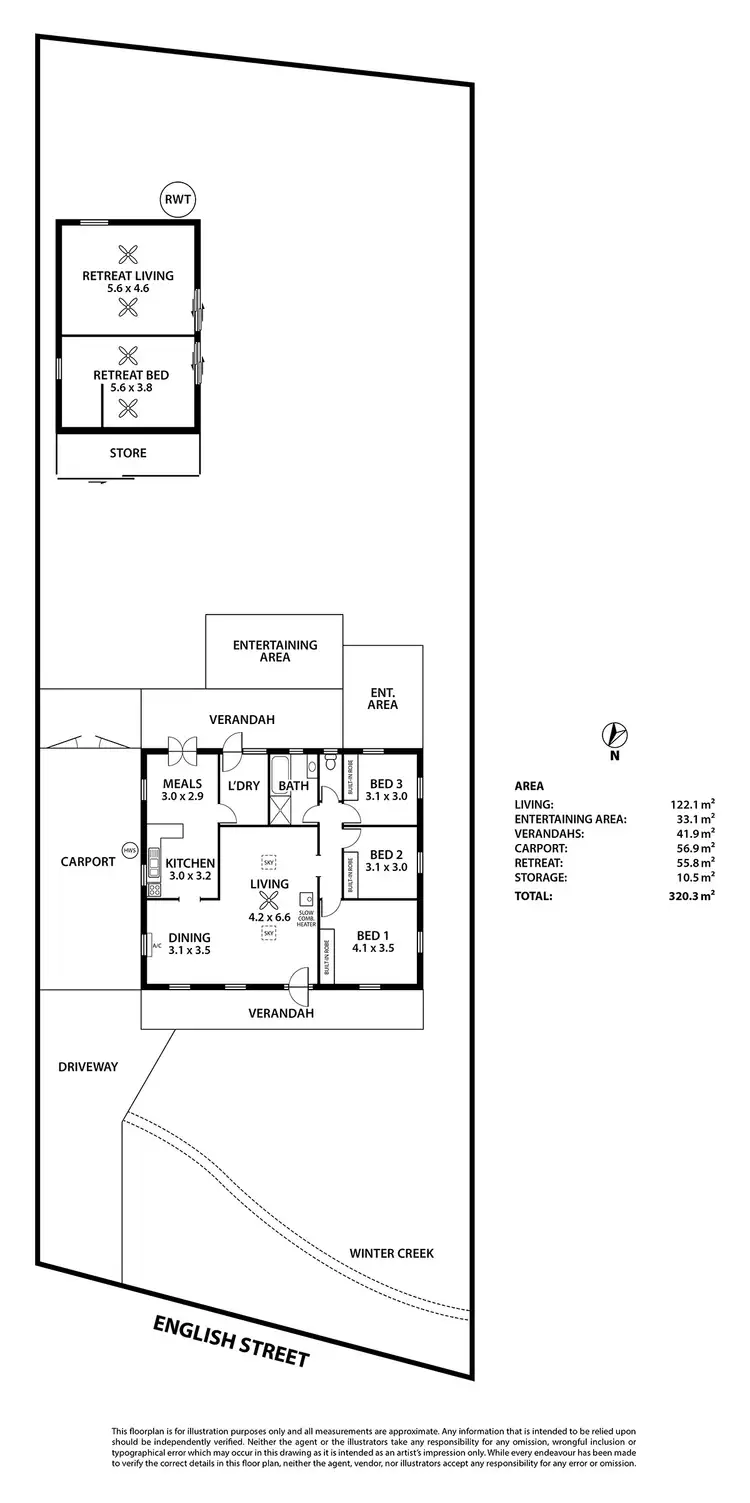 Floorplan of Homely house listing, 42 English St, Hahndorf SA 5245